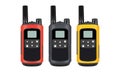 Realistic Walkie-Talkie Set, Isolated on White Background Royalty Free Stock Photo