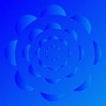 Abstract bluer floral art background design
