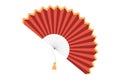 Chinnese Icon Hand Fan Royalty Free Stock Photo