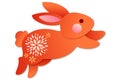 Chinnese Icon Rabbit Royalty Free Stock Photo