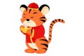 Chinnese Icon Tiger Royalty Free Stock Photo