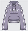 WOMEN AND GIRLS WEAR SPORTY HODDIE AND SWEAT TOP