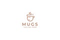 Mugs Face Abstract Icon Logo Beverage