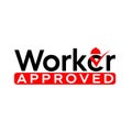 Worker approved logo design template