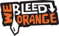 We Bleed Orange, Team Shirt Design, Sports Team Fan Layout, Group T-Shirt or Sign Graphic