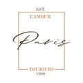 L\'amour toujours Paris, French means love always