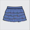 Kids and Teen Girls Bottom Wear Skirt Royalty Free Stock Photo