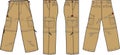 Unisex Bottom Wear Cargo Pant Trouser