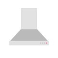 Range hood clipart vector illustration. Kitchen hood flat vector design. Stainless steel cooking canopy Royalty Free Stock Photo