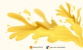 fluid splash or fresh drink background vector illustration Royalty Free Stock Photo