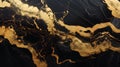 Golden swirl, art design.Suminagashi â the ancient art of Japanese marble.GenerativeAI. Royalty Free Stock Photo