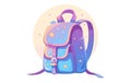 Back to school Backpack icon illustration,Back to school Backpack icon,School Backpack illustration, Back to school