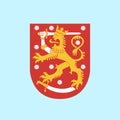 Coat of Arms of the City Royalty Free Stock Photo