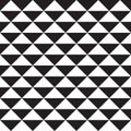 Black and white geometric seamless pattern