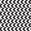 Black and white geometric seamless pattern