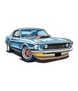Classic American car style. Vintage vehicle vector illustration. Vintage Classic Car Illustration, Royalty Free Stock Photo