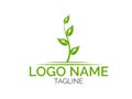 Energy leaf logo design. Energy tree logo. leaf. Natural vector logo. Energy saving