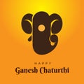 Free vector flat Ganesh chaturthi concept Royalty Free Stock Photo