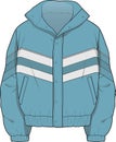 Sporty Track Jacket for Unisex Wear