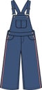 Kids and Teens Unisex Wear Denim Jeans Dungaree