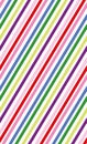 Vector Seamless Multi Color Fun Stripes