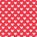 Love heart repeat pattern design vector background