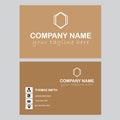 Adobe illustrator most quality and concaft business card. Royalty Free Stock Photo