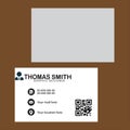 Adobe illustrator most quality and concaft business card. Royalty Free Stock Photo