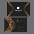 Adobe illustrator most quality and concaft business card. Royalty Free Stock Photo