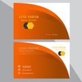 Adobe illustrator most quality and concaft business card. Royalty Free Stock Photo
