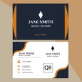 Adobe illustrator most quality and concaft business card. Royalty Free Stock Photo