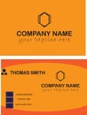 Creative business card using new qualit. Royalty Free Stock Photo