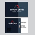 Business card creative using colour and new concaft. Royalty Free Stock Photo