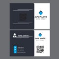 Business card creative using colour and new concaft. Royalty Free Stock Photo