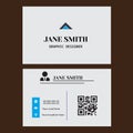 Business card creative using colour and new concaft. Royalty Free Stock Photo