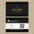 Business card creative using colour and new concaft. Royalty Free Stock Photo