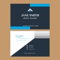 Business card creative using colour and new concaft. Royalty Free Stock Photo