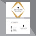 Business card creative using colour and new concaft. Royalty Free Stock Photo