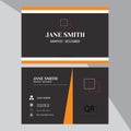 Creative business card using adobe illustrator and new concaft. Royalty Free Stock Photo