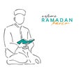 Welcome Ramadan Karim Royalty Free Stock Photo