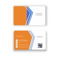 Business card template design vector