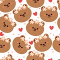 seamless pattern cartoon bears