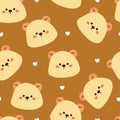 seamless pattern cartoon bears