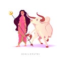 Navratri Concept Illustration