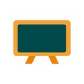 Blackboard icon. School education learning and knowledge theme. Blackboard icon vector isolated on white background Royalty Free Stock Photo