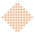 Isolated abstract pixelated rhombus icon. Vector illustration design