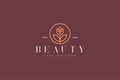 Beauty Flower Premium Concept Logo Boutique Fashion Cosmetic Jewel