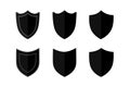 vector large collection of shield icons and symbols