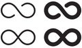 Infinity Icon Infinite Limitless Endless Loop Design