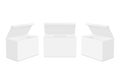 Set Of Blank Cosmetic Or Medical Product Boxes Royalty Free Stock Photo